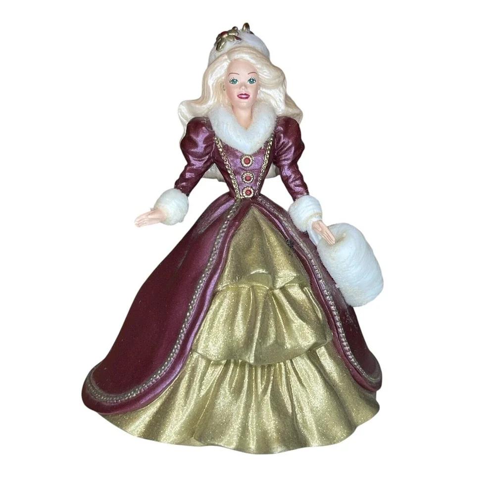 1996 Hallmark Keepsake Ornament Holiday Barbie 4th in Series QX15371 Christmas